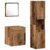 Sada koupelnového nábytku 3 pcs Staré dřevo 41 x 38.5 x 46 cm 3332517