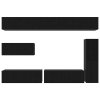 Sestava TV skříněk Nástěnný 7 pcs Černý dub 30.5 x 30 x 110 cm 3332588