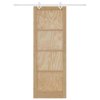 Posuvné dveře Hnědá 83 x 232 cm Masivní borové dřevo 3333564