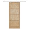 Posuvné dveře Hnědá 86 x 211 cm Masivní borové dřevo 3333568