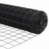 Plot s sloupkem Šedá 0,6 x 25 m Ocel a PVC 3350710