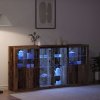 LED komoda 3 pcs Staré dřevo 202 x 37 x 100 cm kompozitní dřevo 3333126