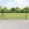 Plotový sloupek. Šedá 50 x 0,6 m (mesh 19 x 19 mm) Ocel a PVC 3352582