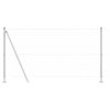 Plotový sloupek. Stříbrná 100 x 1,2 m (50 mm síť) Ocel 3353876