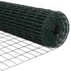 Plot s sloupkem Zelená 1,2 x 10 m Ocel a PVC 3350291