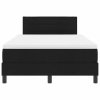 Postel boxspring s matrací s matrací Černá 120 x 190 cm textil 3338596