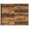 Rám postele s úložným prostorem s čelo Staré dřevo 150 x 200 cm 3335291