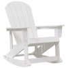Adirondack Houpací Křesla 2 pcs Bílá HDPE 3335834