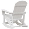 Adirondack Houpací Křesla 2 pcs Bílá HDPE 3335834