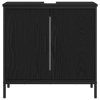 Sada koupelnového nábytku 4 pcs Černá 33 x 33 x 185.5 cm 3334417