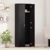 Highboard Černý dub 60 x 35 x 180 cm Kompozitní dřevo 3365569