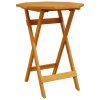 Skladací bistro sada 3 pcs Hnědá masivní akáciové dřevo 3375692