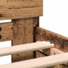 Rám postele Staré dřevo 203 x 104 x 70 cm kompozitní dřevo 3376050