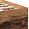Rám postele Staré dřevo 203 x 104 x 70 cm kompozitní dřevo 3376050