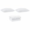 Duvet s polštáři s polštářem 3 pcs Bílá Mikrovlákno a peří 3377909