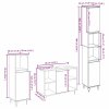 Sada nábytku do koupelny 3 pcs Staré dřevo Kompozitní dřevo 3378507