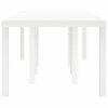 Zahradní jídelní stůl Bílá 250 x 100 x 73 cm polyratan 3378518