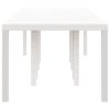 Zahradní jídelní stůl Bílá 300 x 100 x 73 cm polyratan 3378522