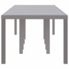 Zahradní jídelní stůl Světle šedá 300 x 100 x 73 cm polyratan 3378523