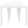 Zahradní jídelní stůl Bílá 400 x 100 x 73 cm polyratan 3378530