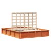 Rám postele Voskově hnědá 160 x 200 cm Masivní borové dřevo 3385711