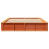 Rám postele Voskově hnědá 160 x 200 cm Masivní borové dřevo 3385711