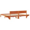 Rám postele Voskově hnědá 200 x 200 cm Masivní borové dřevo 3385750