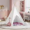 Teepee stan Bílá 120 x 120 x 150 cm Textil a Plast 3385872