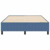 Postel s boxspringem Modrá 140 x 200 cm Sametová tkanina 3337415