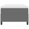 Postel s boxspringem Světle šedá a bílá 193 x 90 x 60 cm 3337442