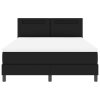 Rám postele s matrací s matrací Černá 140 x 200 cm Umělá kůže 3339052