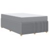 Rám postele s matrací Světle šedá 120 x 190 cm textil 3398366