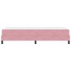 Postel s boxspringem s matrací Růžová 80 x 200 cm textil 3398658