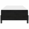 Postel s boxspringem s matrací Černá 90 x 190 cm textil 3398661