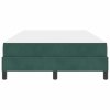 Postel s boxspringem s matrací Tmavě zelená 120 x 200 cm textil 3398686