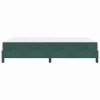 Postel s boxspringem s matrací Tmavě zelená 160 x 200 cm textil 3398704