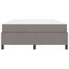 Postel s boxspringem Taupe 140 x 190 cm textil 3398861
