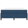 Postel s boxspringem s matrací Modrá 140 x 190 cm textil 3398863