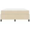Postel s boxspringem Krémová 140 x 200 cm textil 3398869