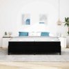 Postel s boxspringem Černá 200 x 200 cm textil 3398887