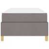 Rám postele s matrací Taupe 90 x 200 cm textil 3398910