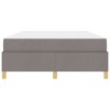 Rám postele s matrací Taupe 160 x 200 cm textil 3398952