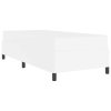 Rám postele s matrací Bílá 100 x 200 cm textil 3398985