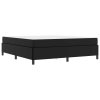 Rám postele s matrací Černá 180 x 200 cm textil 3399014