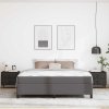 Rám postele s matrací Šedá 180 x 200 cm textil 3399017