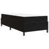 Rám postele s matrací Černá 90 x 190 cm textil 3399032