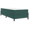 Rám postele s matrací Tmavě zelená 100 x 200 cm textil 3399045