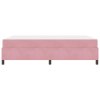 Rám postele s matrací Růžová 140 x 190 cm textil 3399065