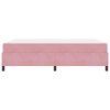 Rám postele s matrací Růžová 160 x 200 cm textil 3399077