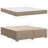 Rám postele s matrací Cappuccino 180 x 200 cm textil 3399249